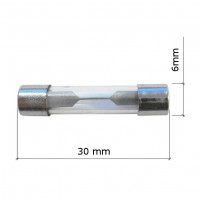 Pojistka 15A, sklo, 30 mm, 1 ks